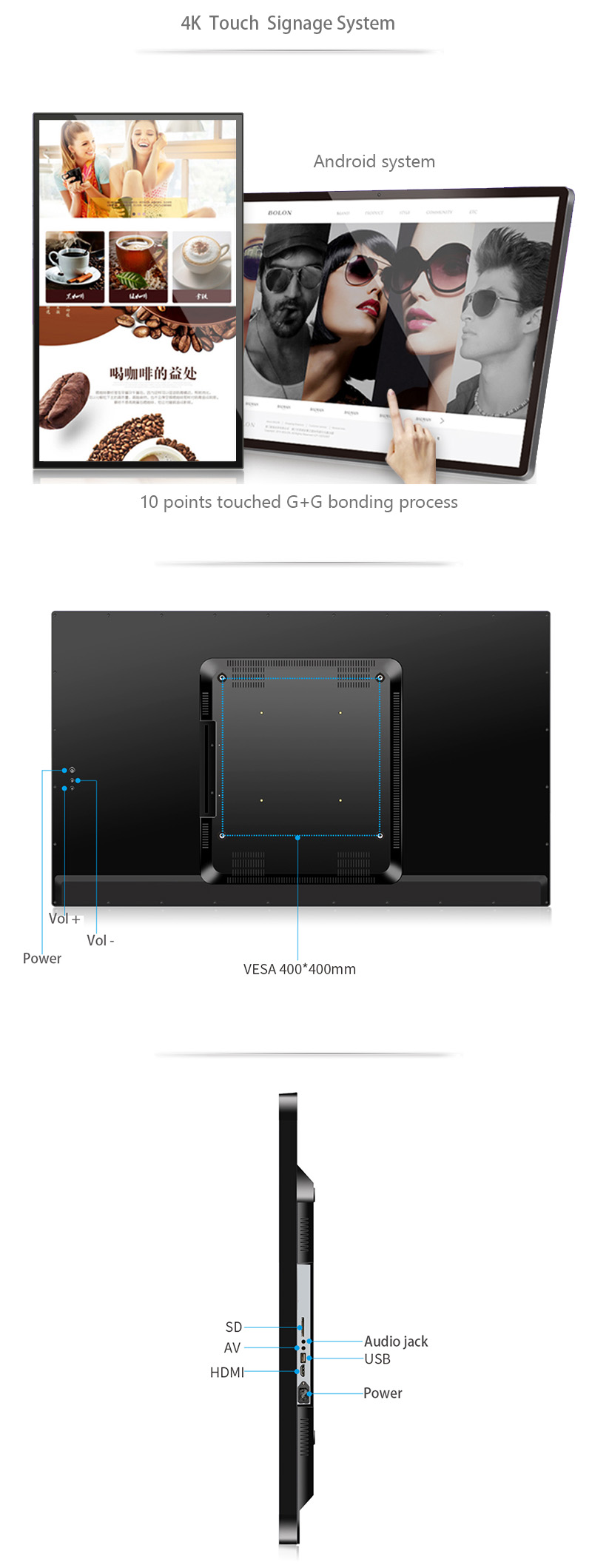 motion detection  display